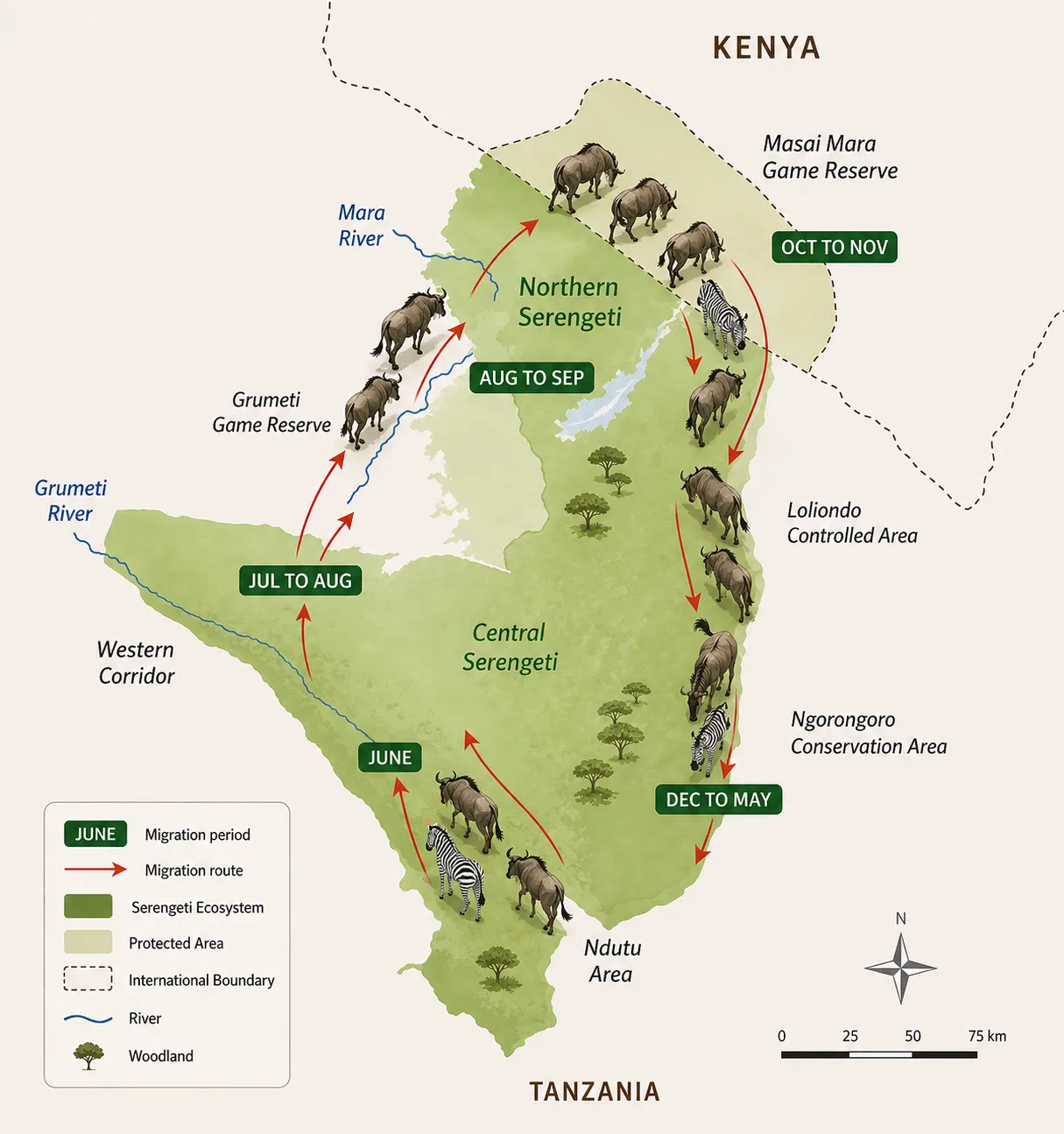 Great Migration Safari Calendar