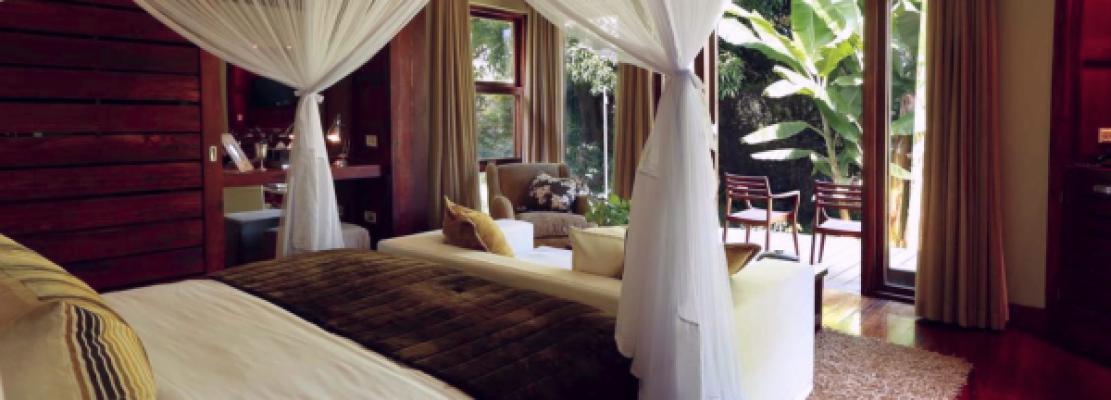 Chalet interior at Lake Duluti Lodge